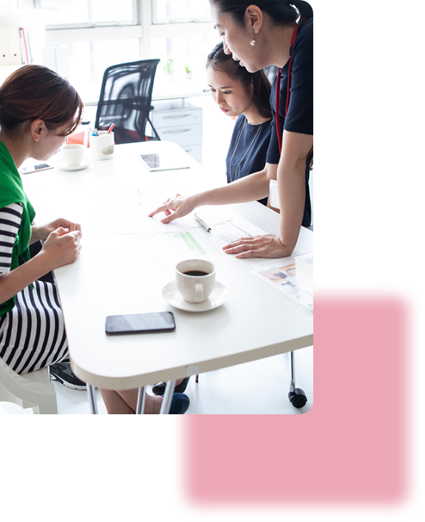 「誰がつくるか」で、成果は変わります。 イメージ03