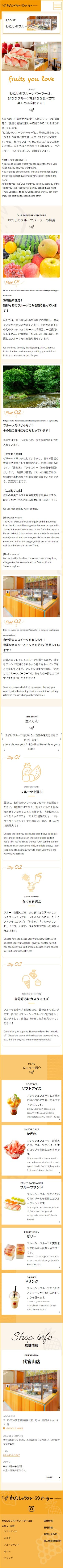 わたしのフルーツパーラー様