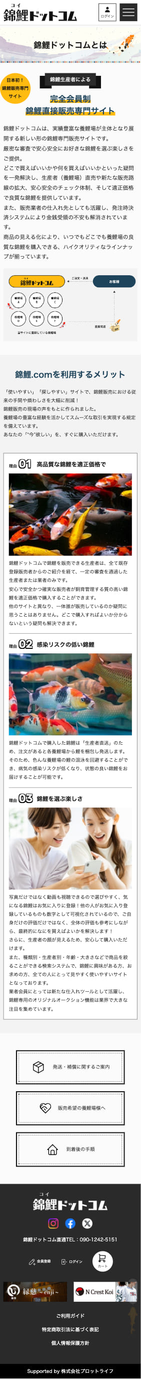 錦鯉ドットコム様